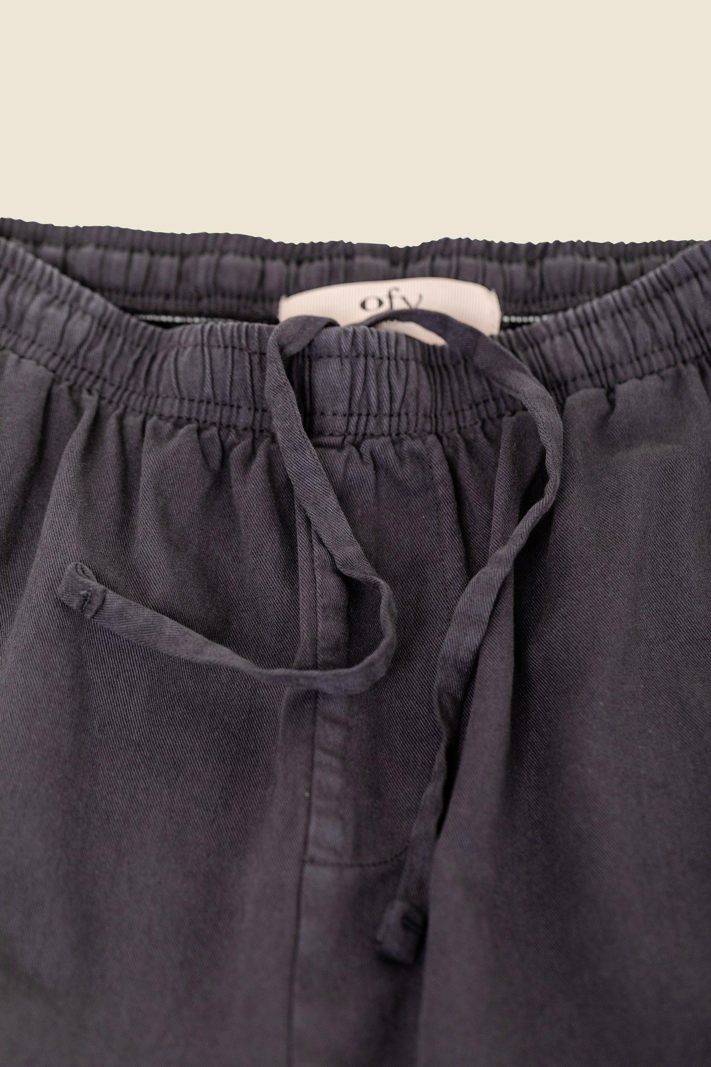 Light Cotton Twill Pant - Black Hole