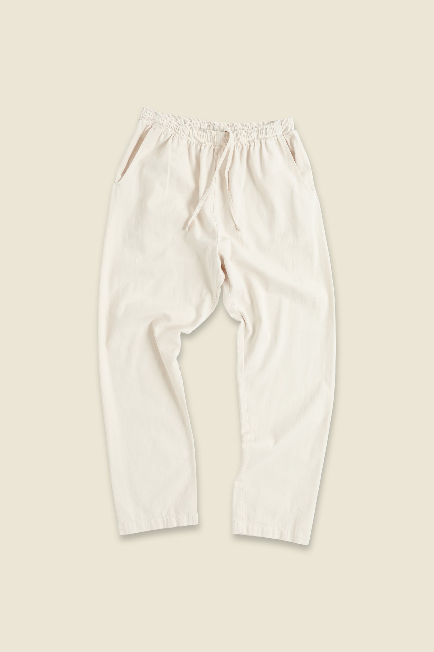 Light Cotton Twill Pant - Sea Pearl