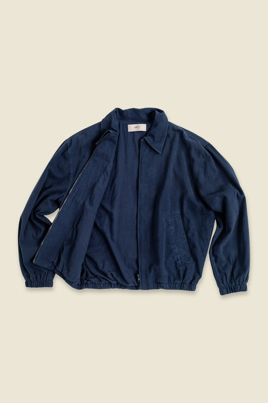 Cotton Twill Jacket - Midnight Navy