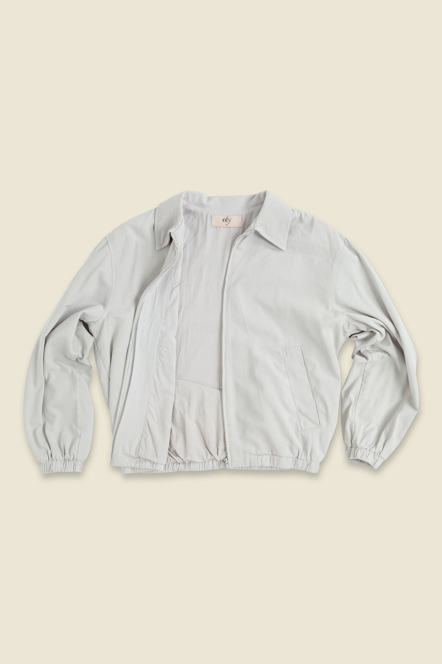 Cotton Twill Jacket - Silver Spring
