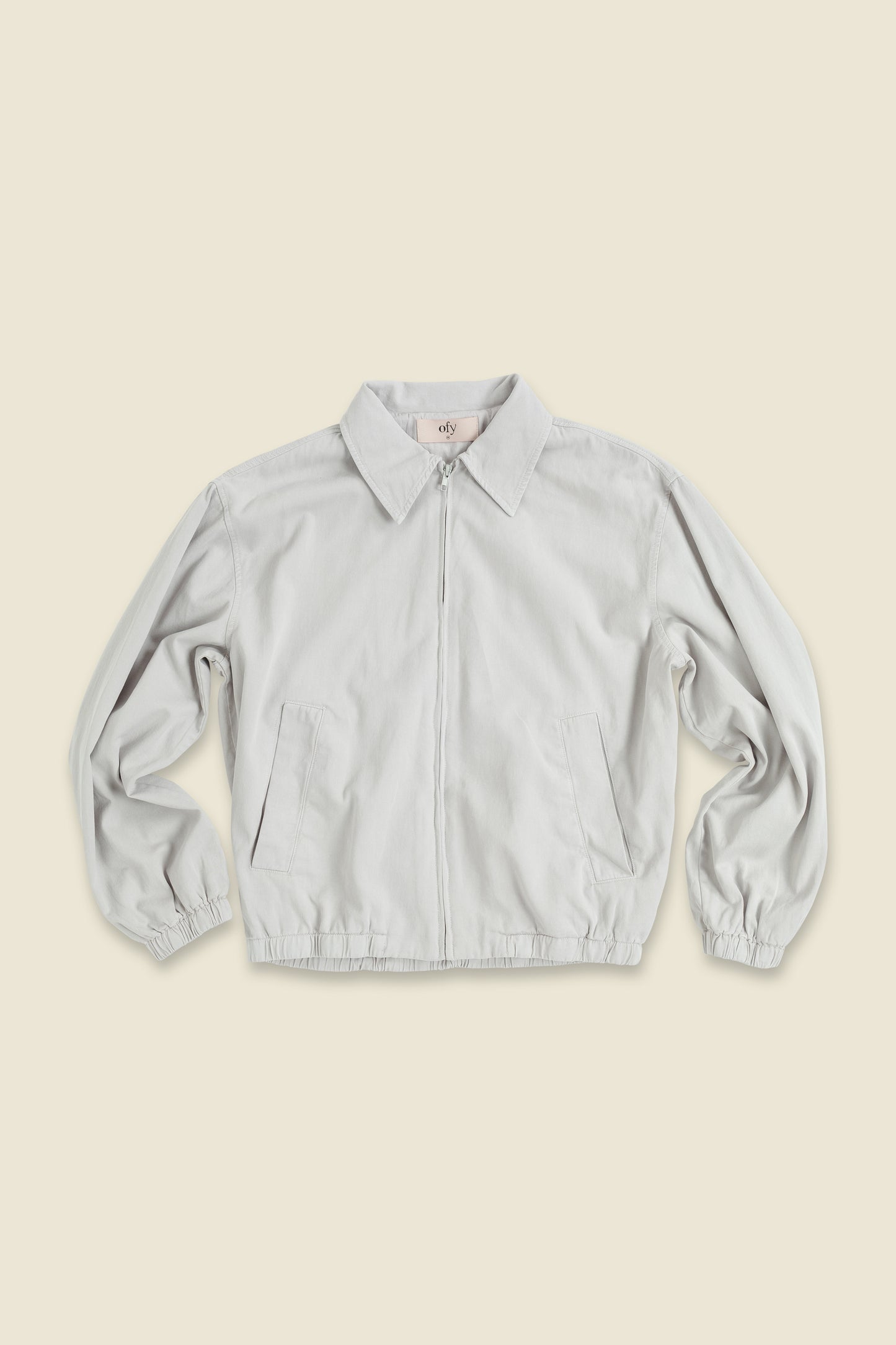 Cotton Twill Jacket - Silver Spring