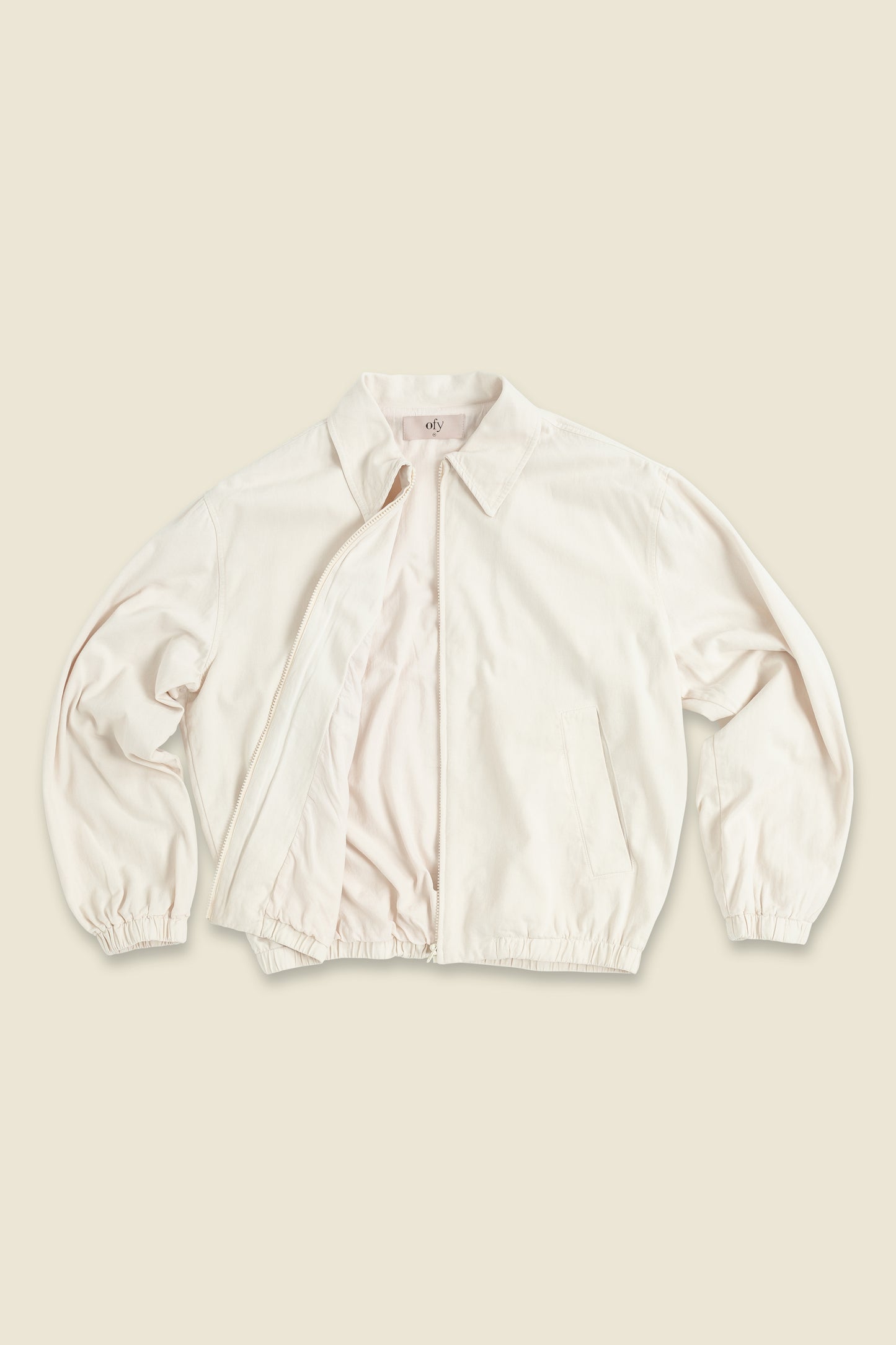 Cotton Twill Jacket - Sea Pearl