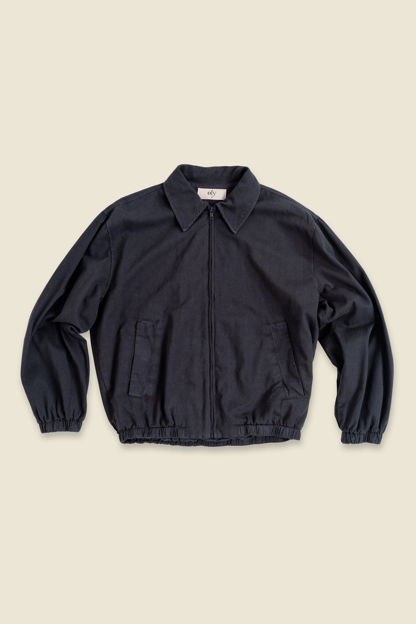 Cotton Twill Jacket - Black Hole