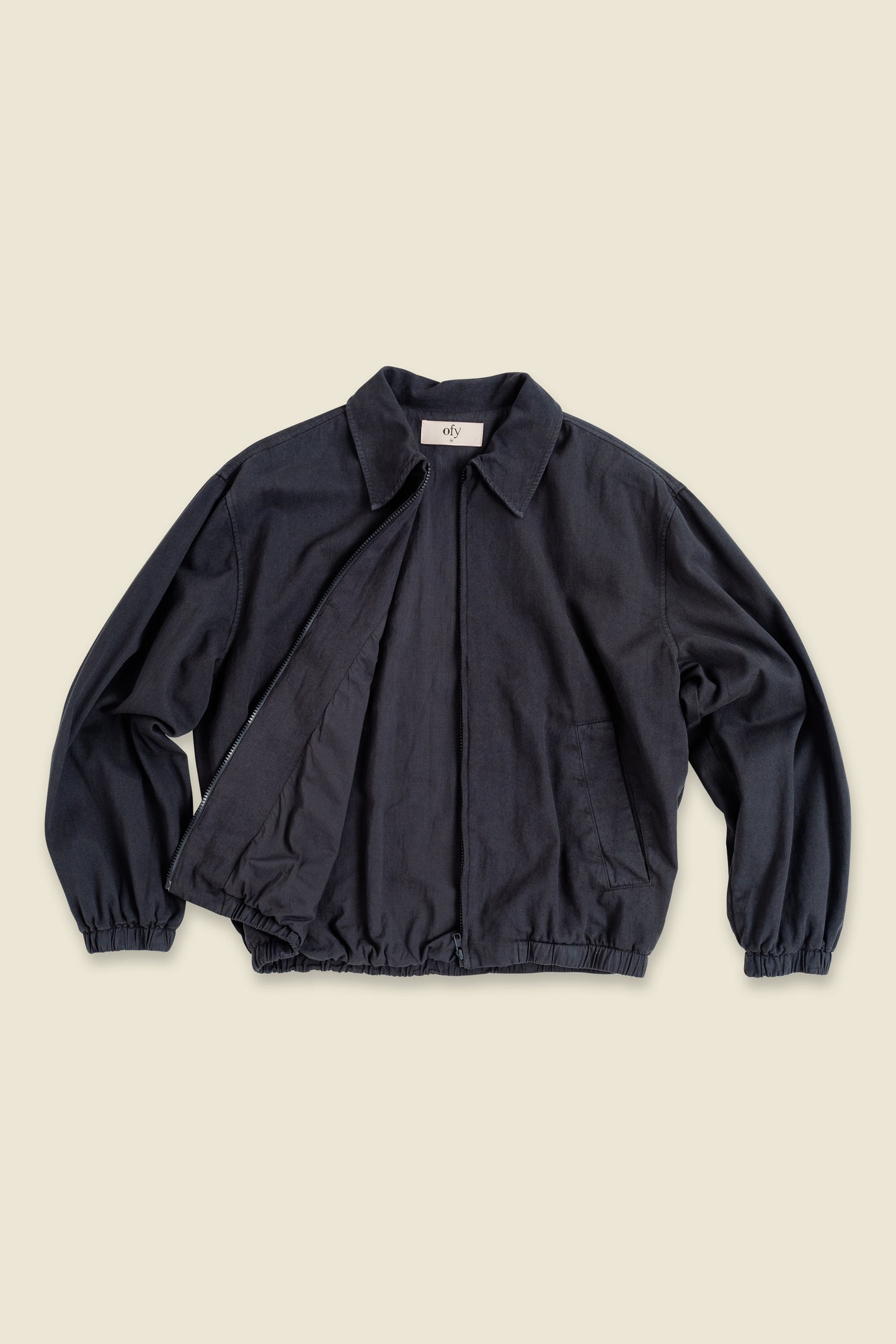 Cotton Twill Jacket - Black Hole