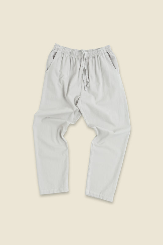 Light Cotton Twill Pant - Silver Spring