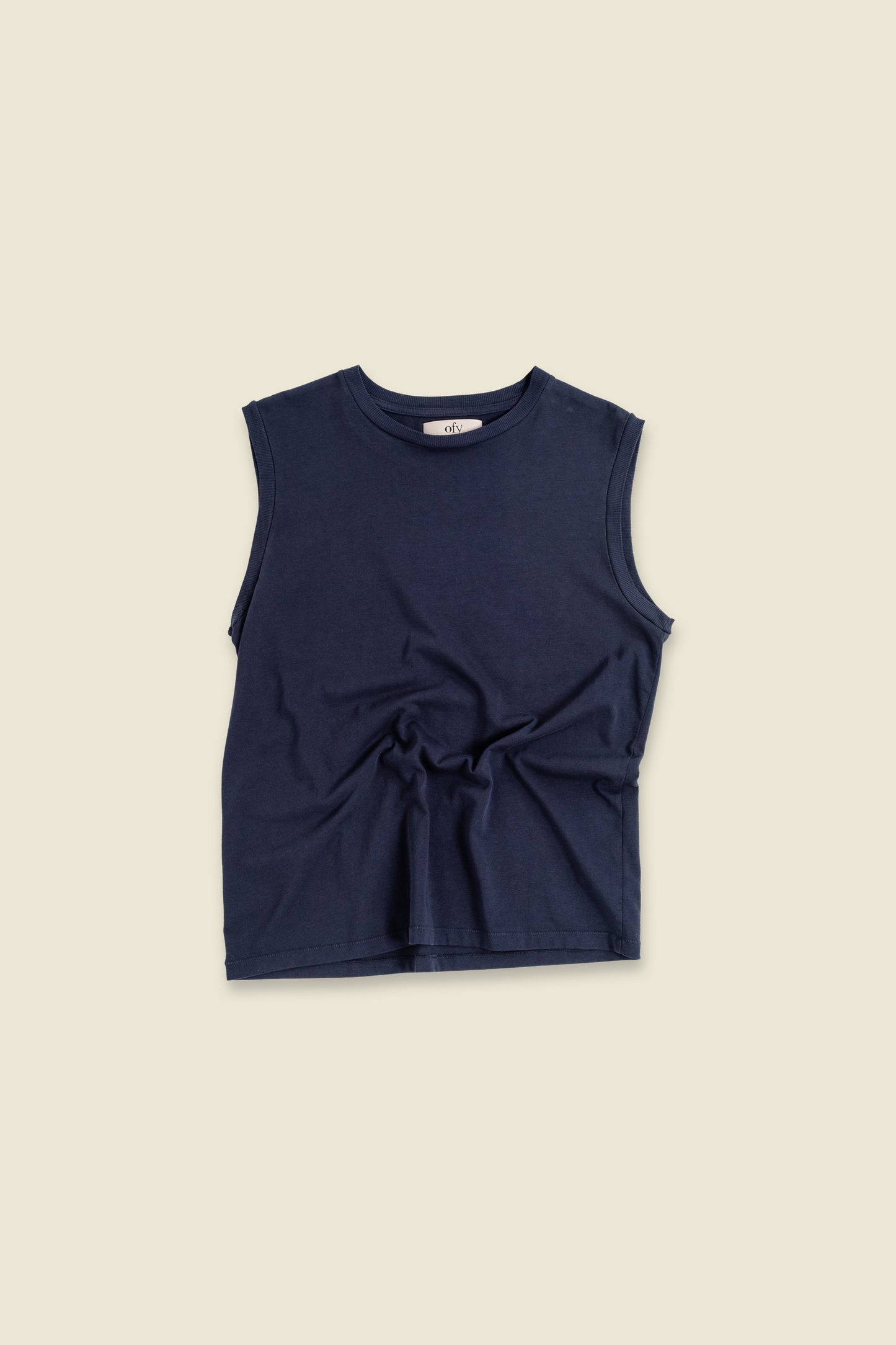 Luxe Supima Tank - Midnight Navy