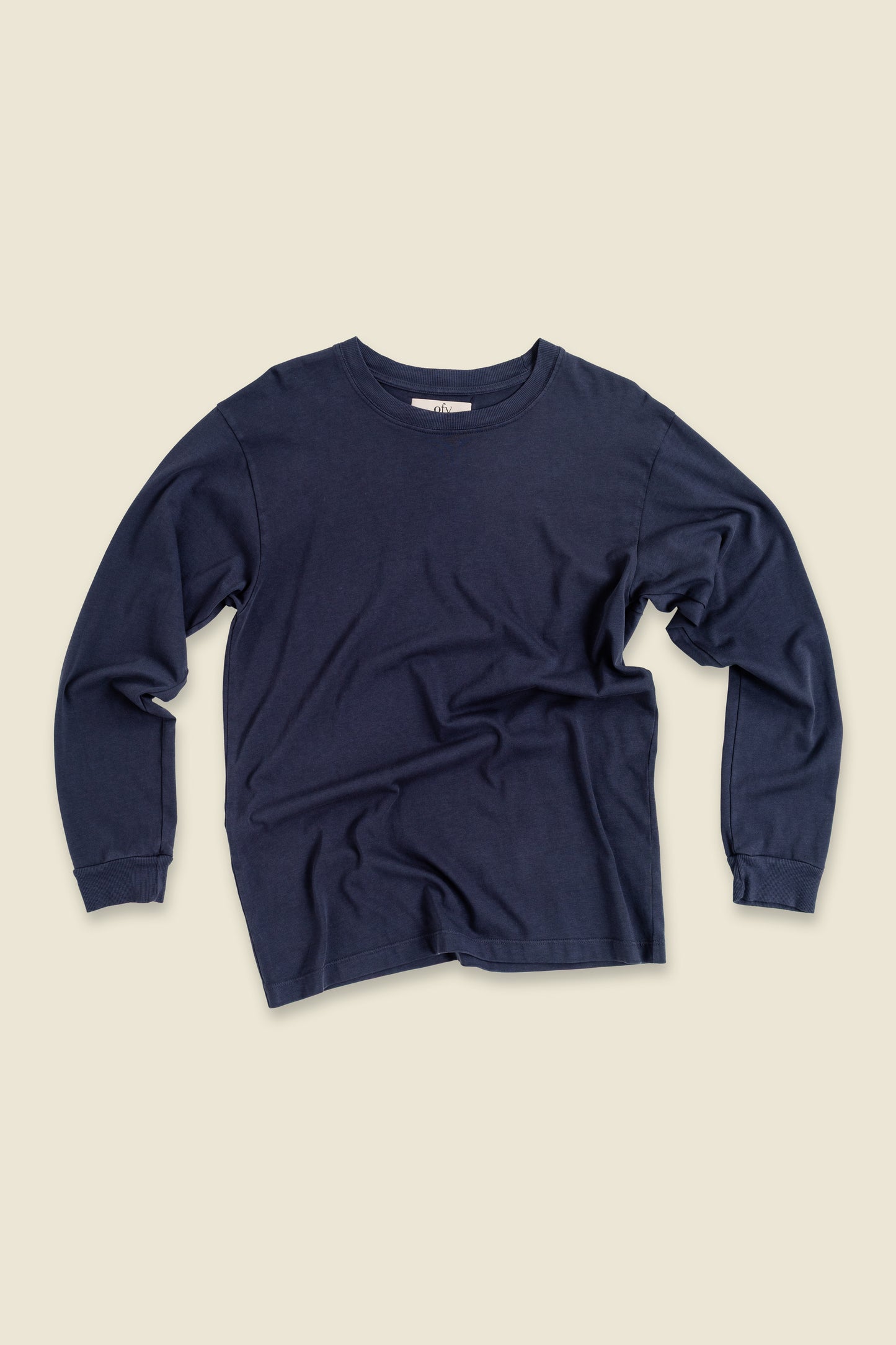 Luxe Supima L/S - Midnight Navy