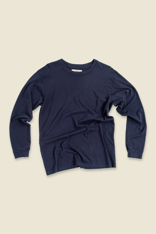 Luxe Supima L/S - Midnight Navy
