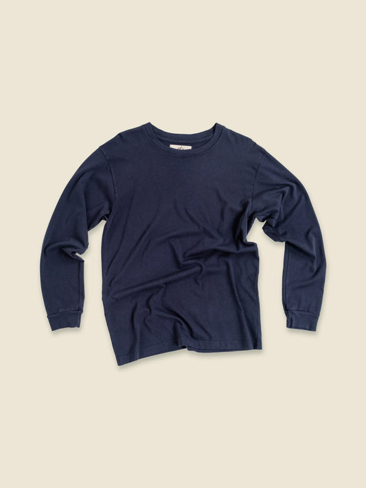 Luxe Supima L/S - Midnight Navy
