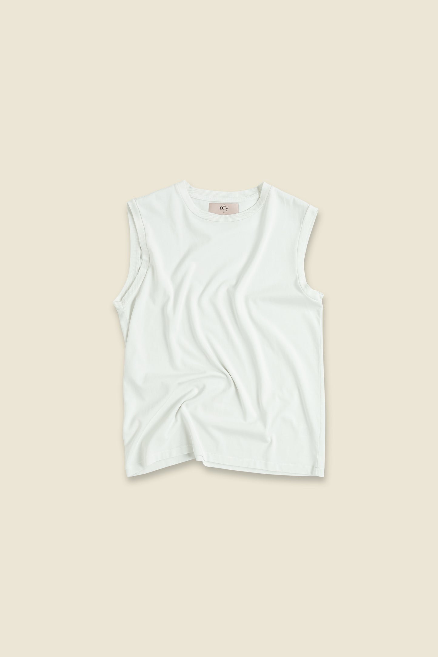 Luxe Supima Tank - Wispy Cloud