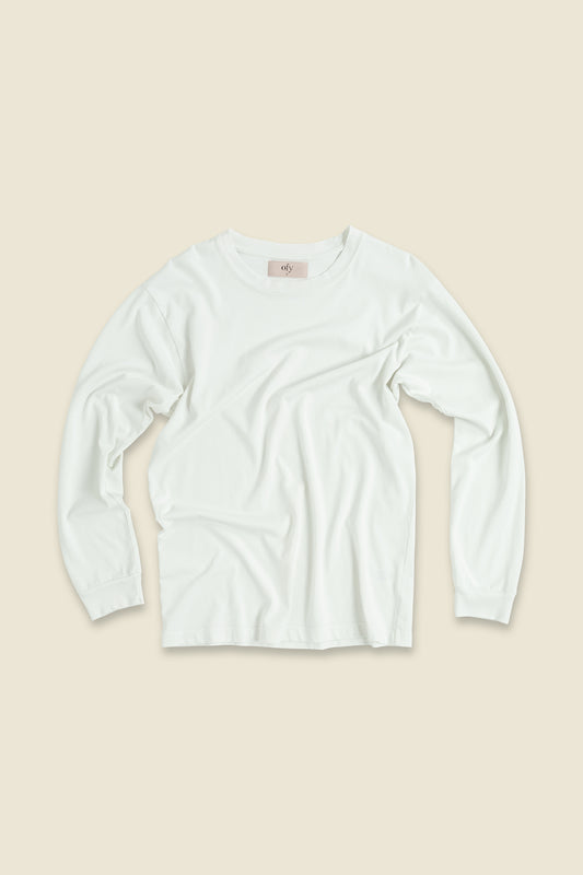 Luxe Supima L/S - Wispy Cloud