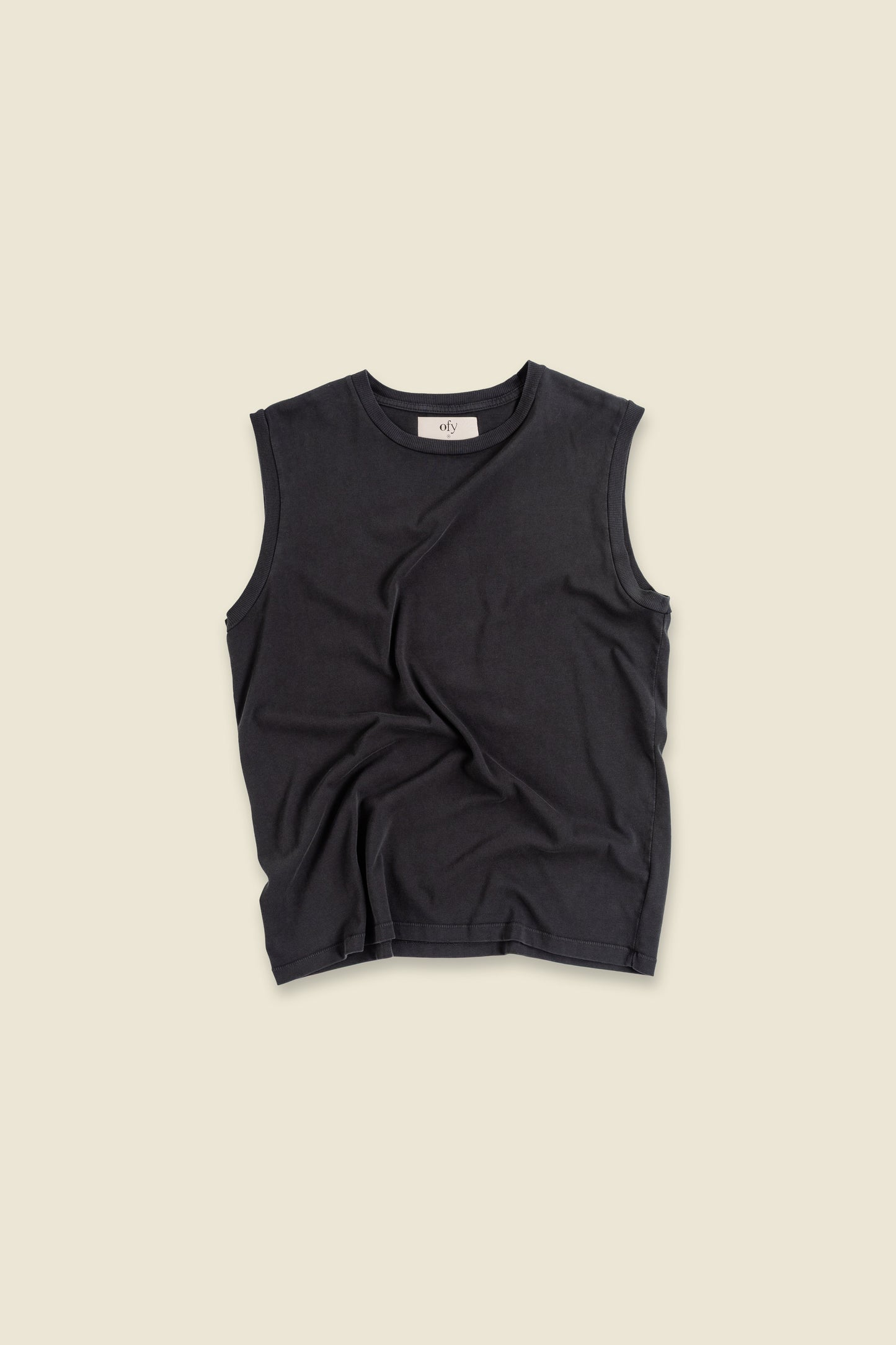Luxe Supima Tank - Black Hole