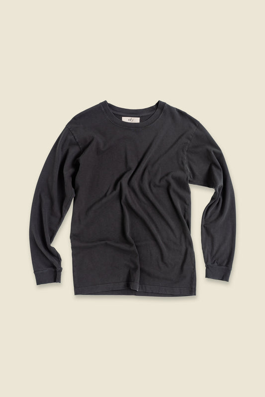 Luxe Supima L/S - Black Hole