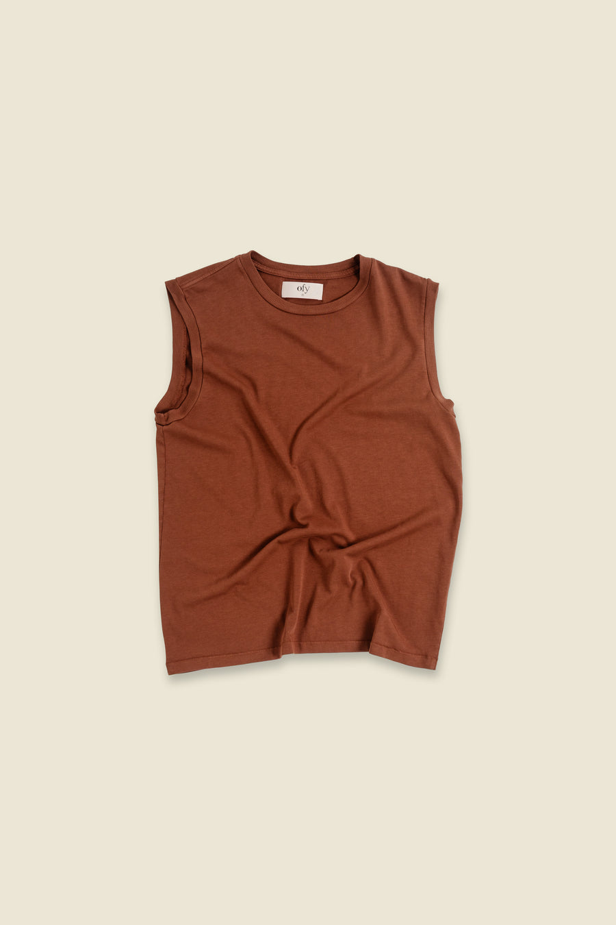 Luxe Ribbed Tank - Tortoise Shell