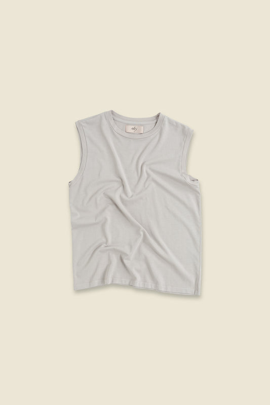 Luxe Supima Tank - Silver Spring