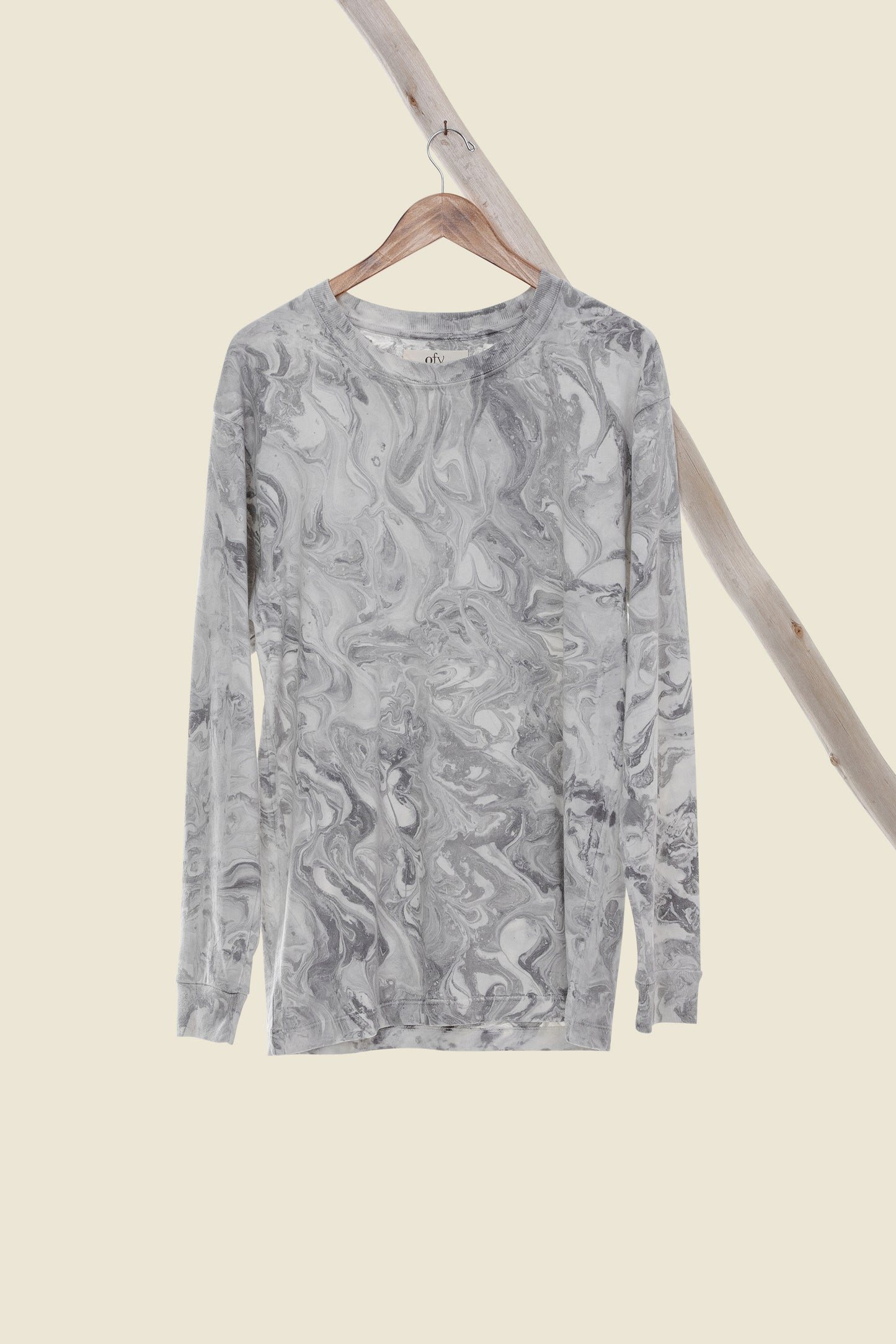 Luxe Supima L/S - Classic Marble
