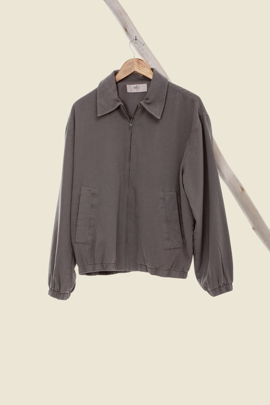 Cotton Twill Jacket - Velvet Palm