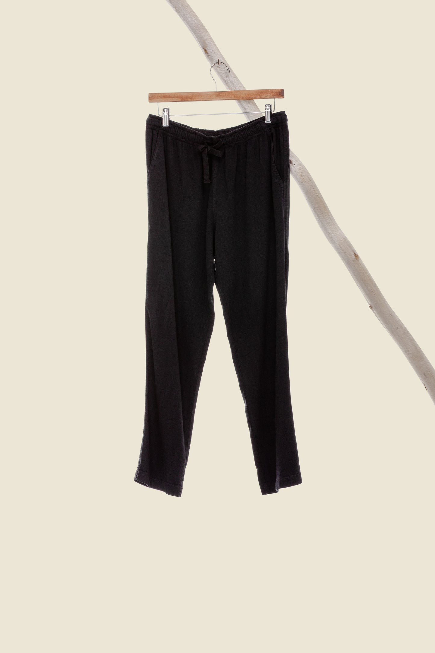 Horizon Crinkle Pant - Black Oyster