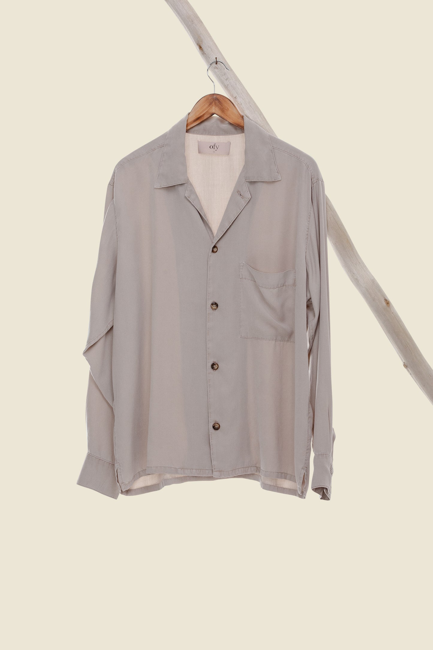 Horizon Light Tencel L/S - Crushed Rock