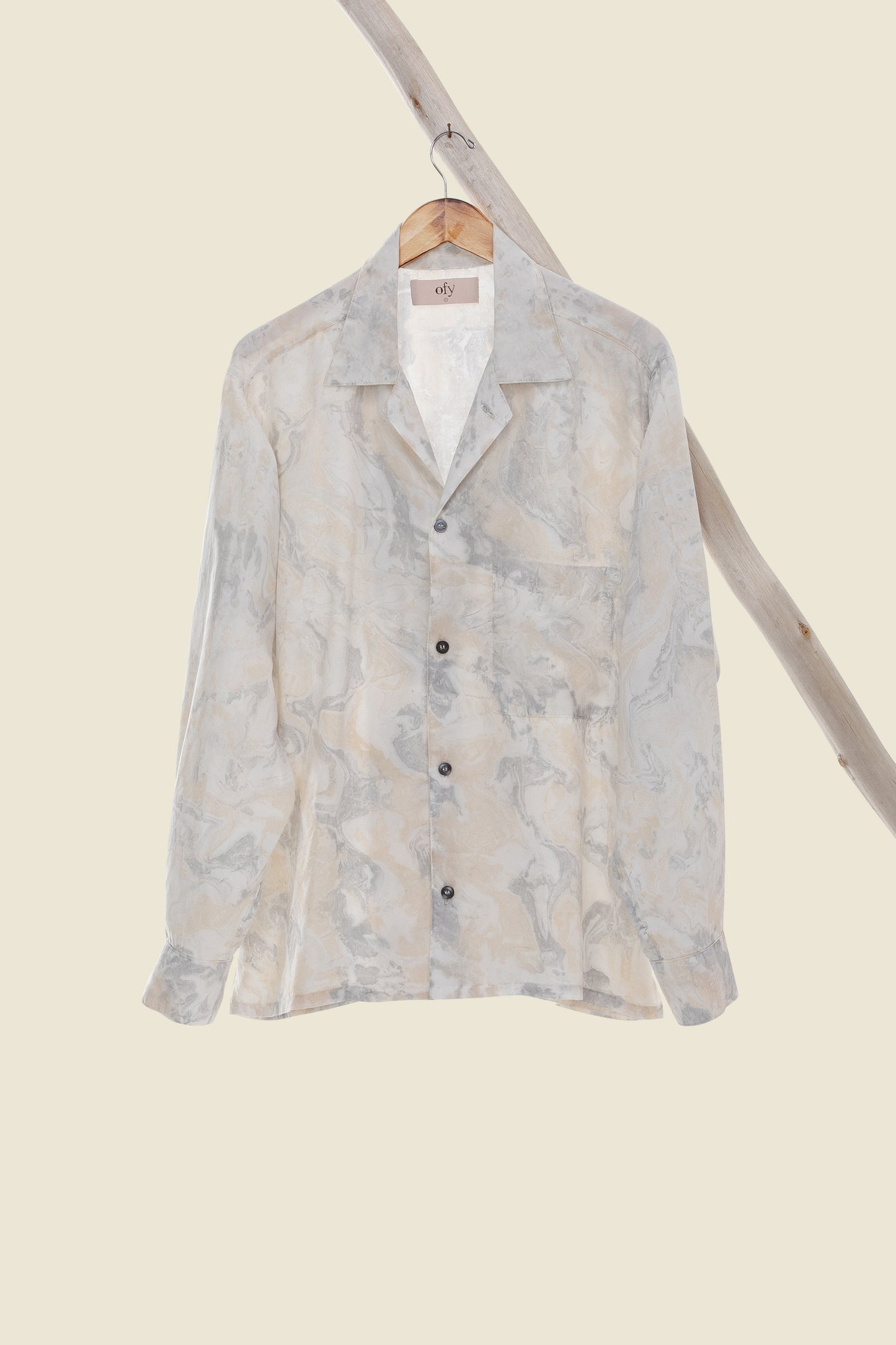 Horizon Light Tencel L/S - Ethereal Marble
