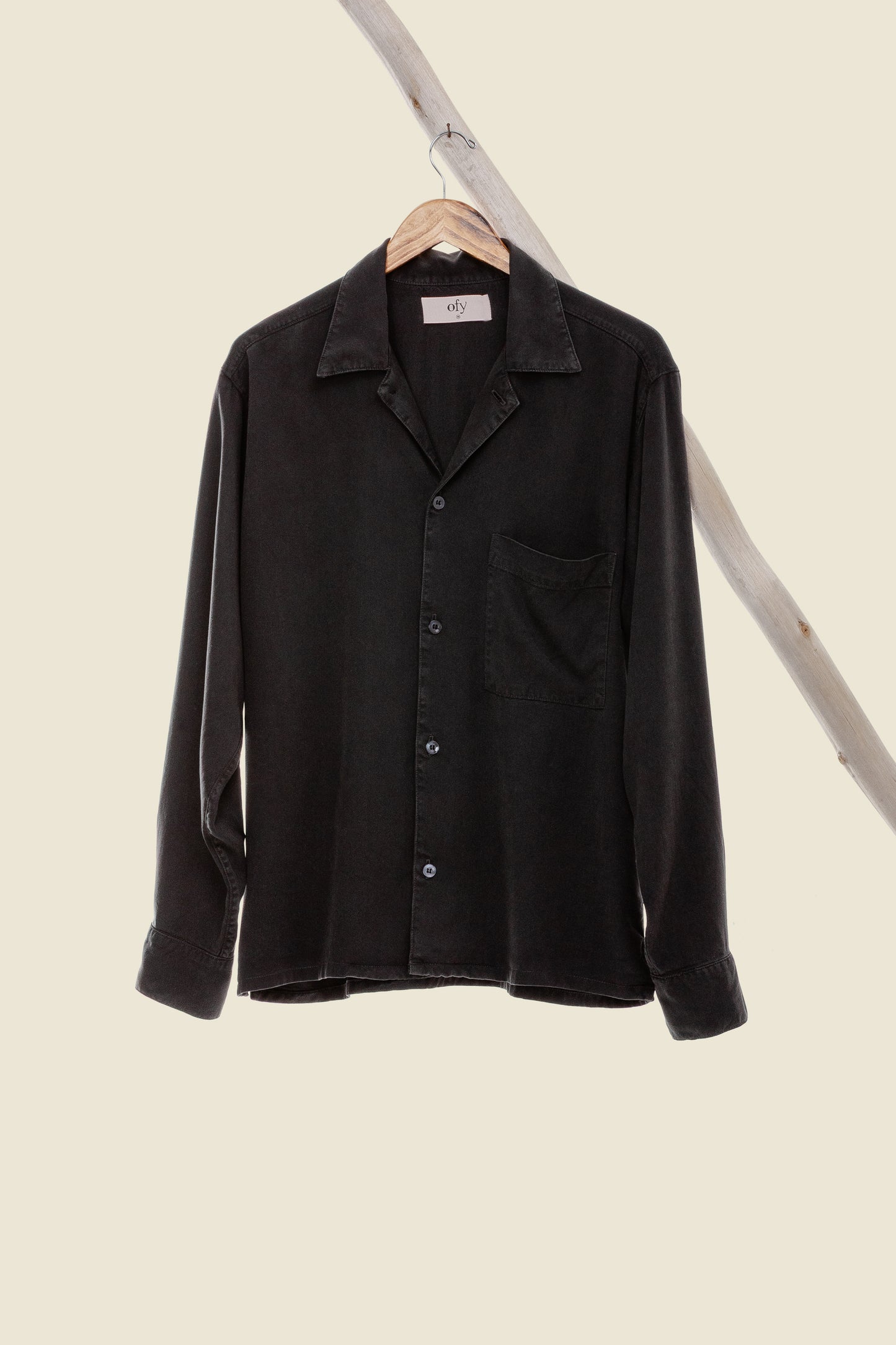 Horizon Heavy Tencel L/S - Mineral Black