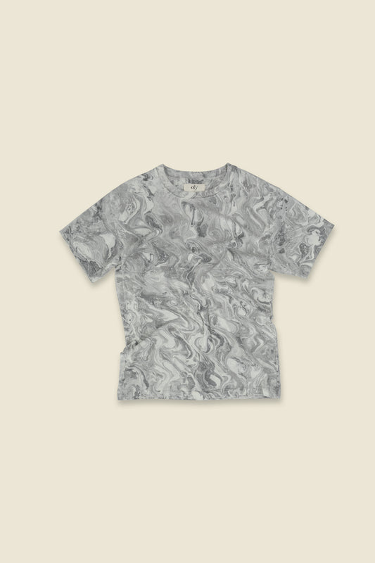 Luxe Supima Tee - Classic Marble