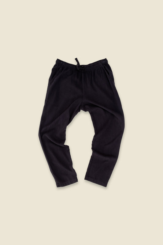 Horizon Crinkle Pant - Black Oyster