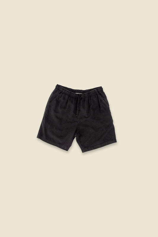 Horizon Heavy Tencel Short - Mineral Black
