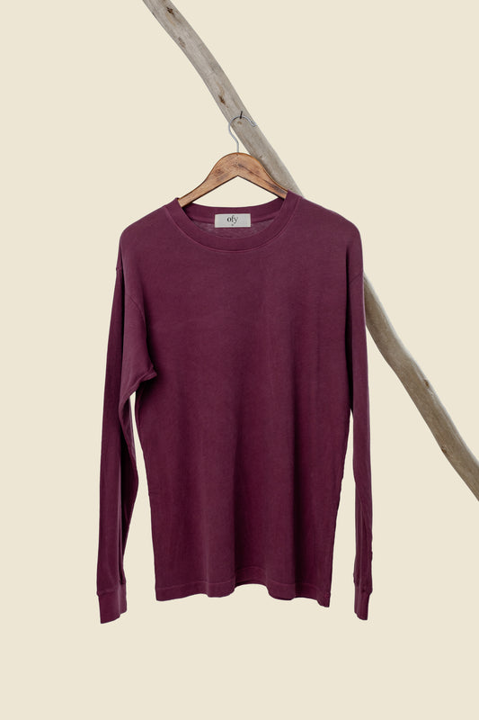 Essential L/S - New Maroon