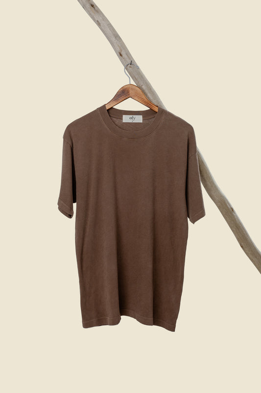 Essential Tee - Cocoa Creme