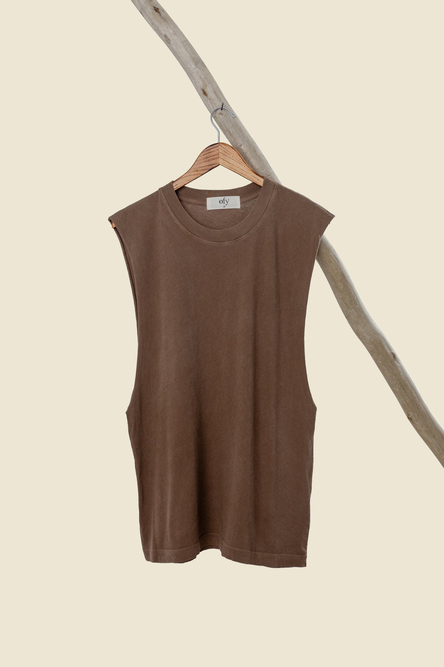 Essential Tank - Cocoa Creme