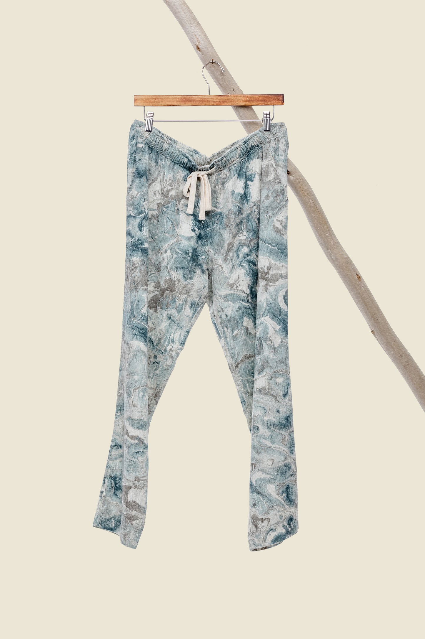 Horizon Crinkle Pant - Mangrove Marble