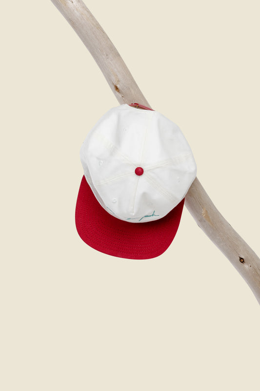Contrast Signature Hat - Red