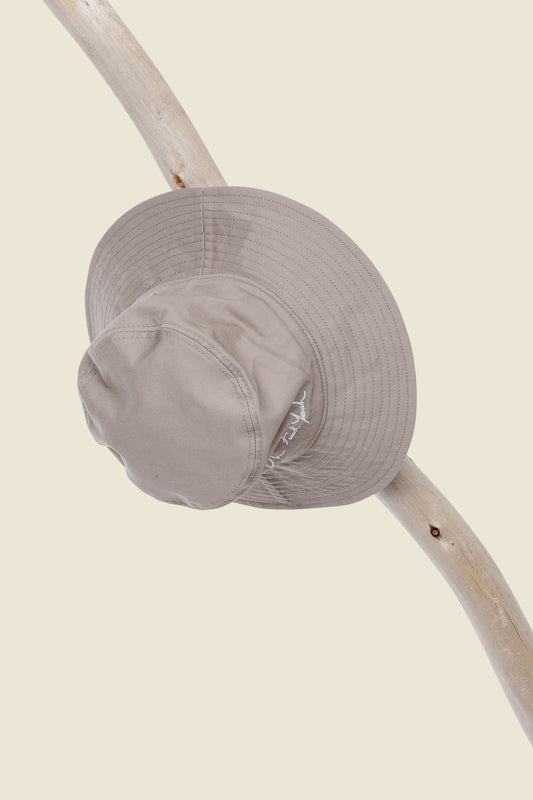 Signature Wide Brim Bucket - Natural