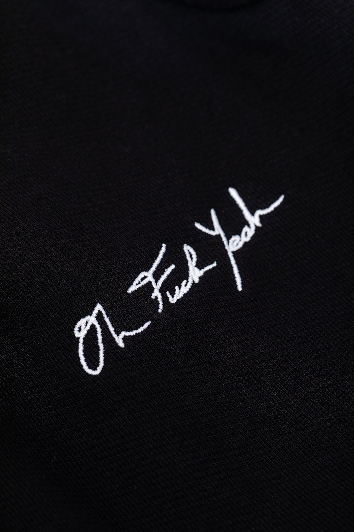 Deluxe Terry Signature Crew - Black