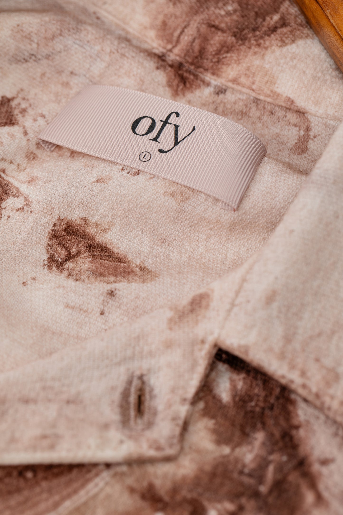 Crinkle Shirt - Tortoise Marble