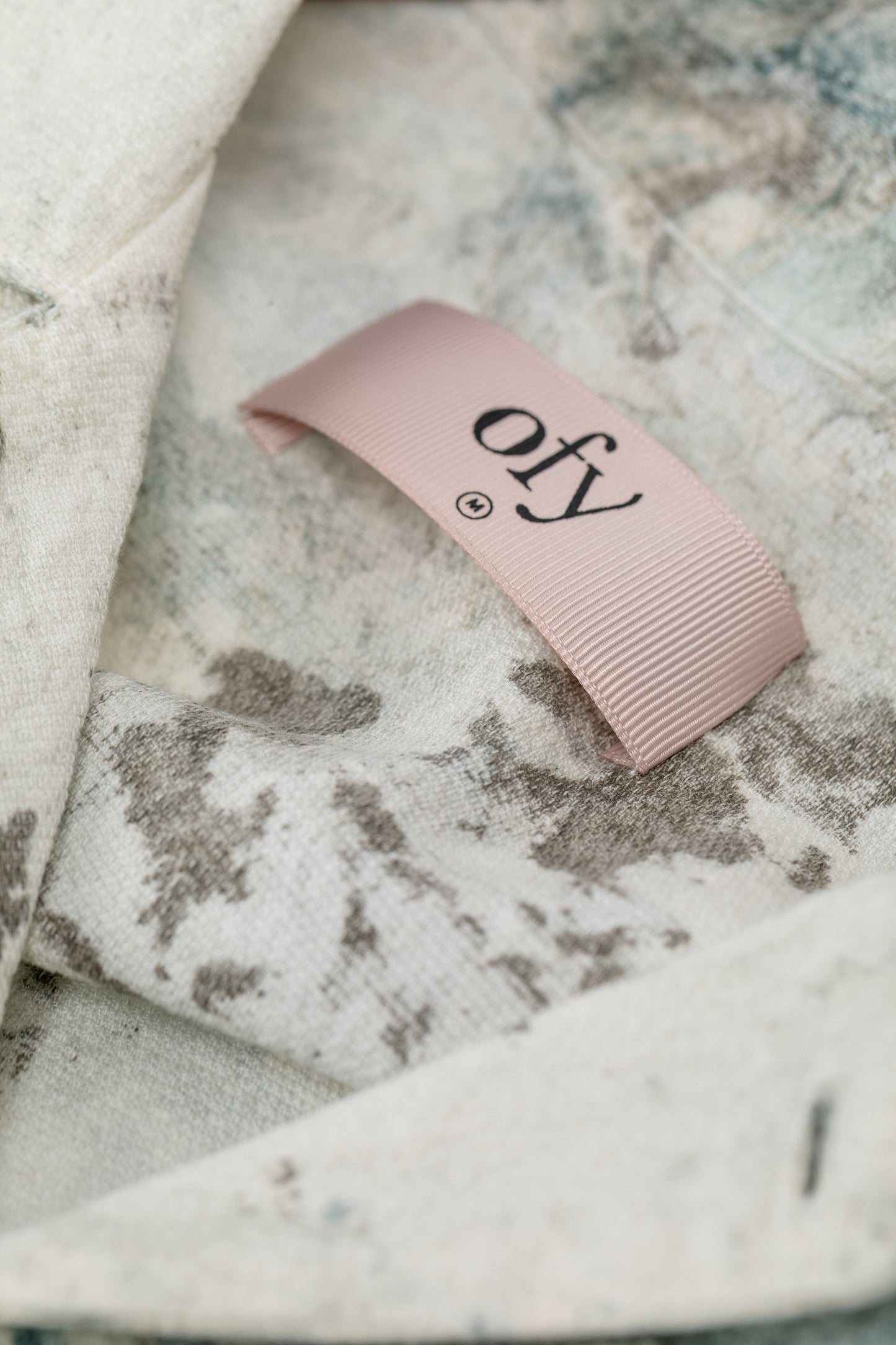 Crinkle Shirt - Mangrove Marble