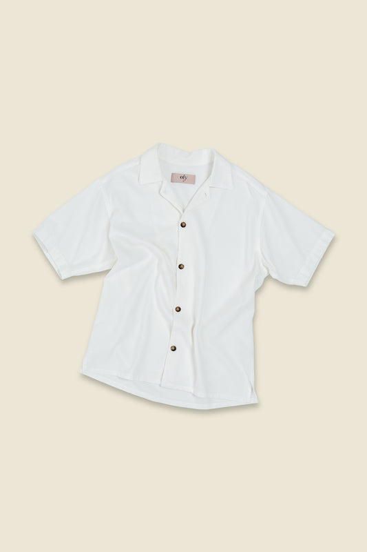 Crinkle Shirt - Wispy Cloud