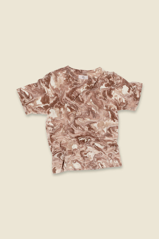 Essential Tee - Tortoise Marble