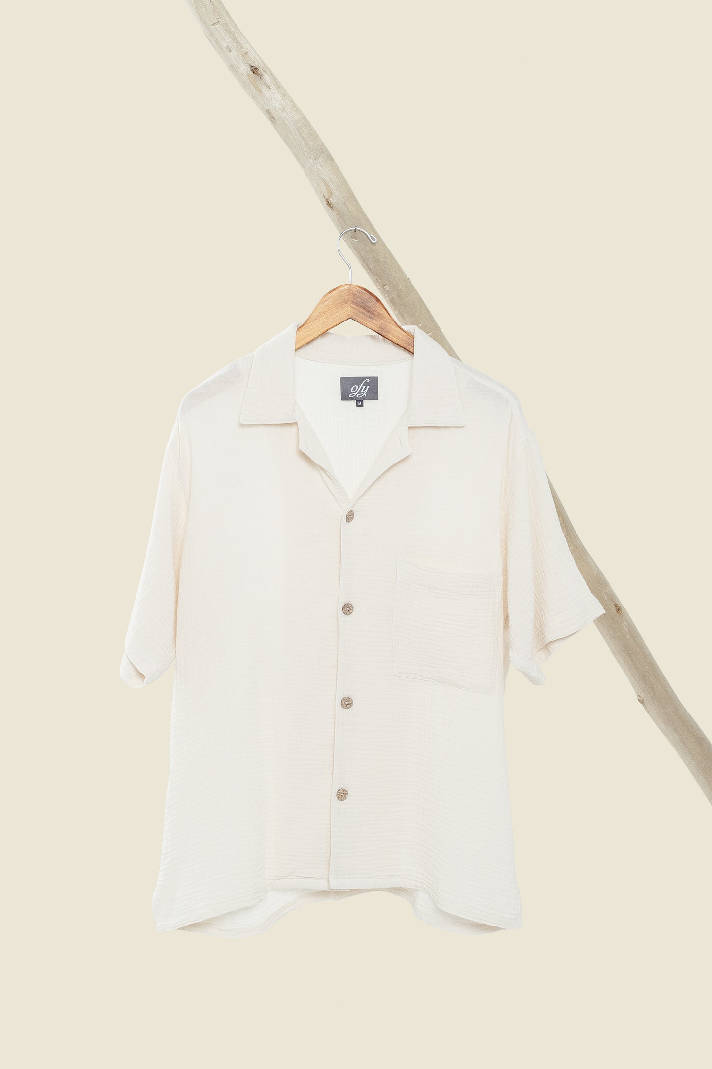 Horizon Organic Gauze S/S - Vintage White