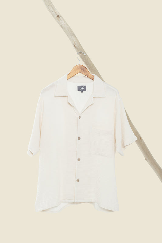 Horizon Organic Gauze S/S - Vintage White