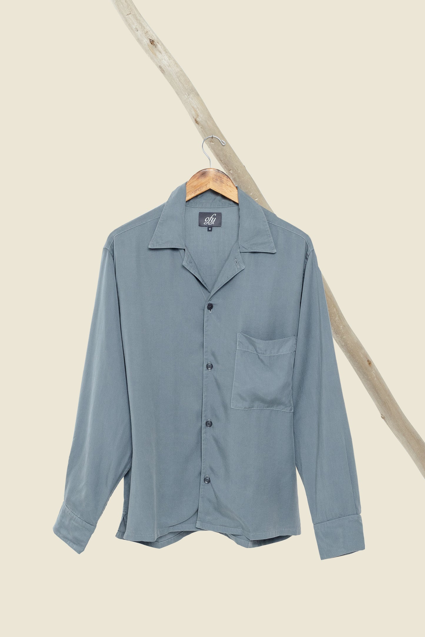 Horizon Tencel L/S - Vintage Chambray