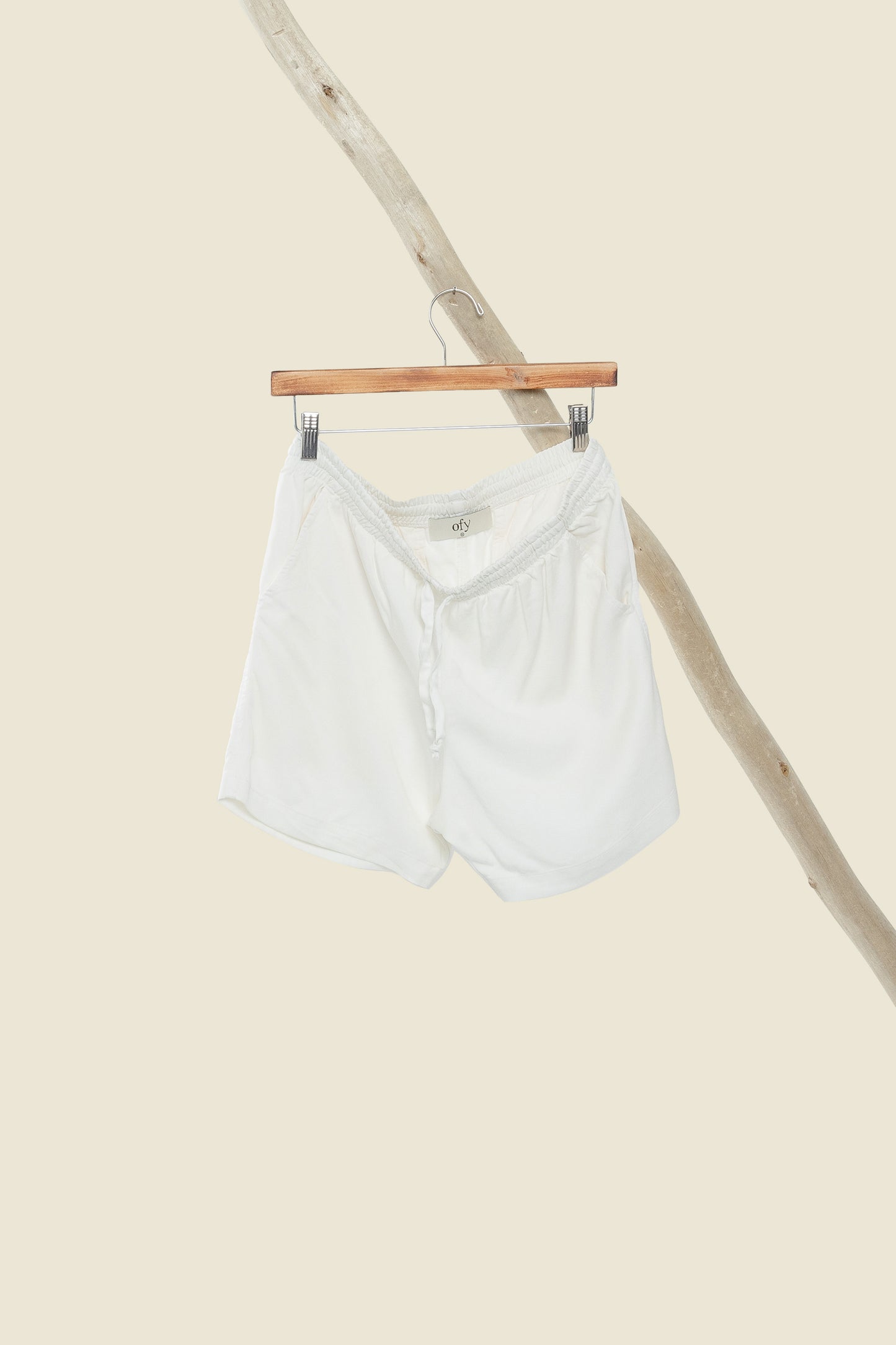 Horizon Tencel 4.5" Short -  White Dawn