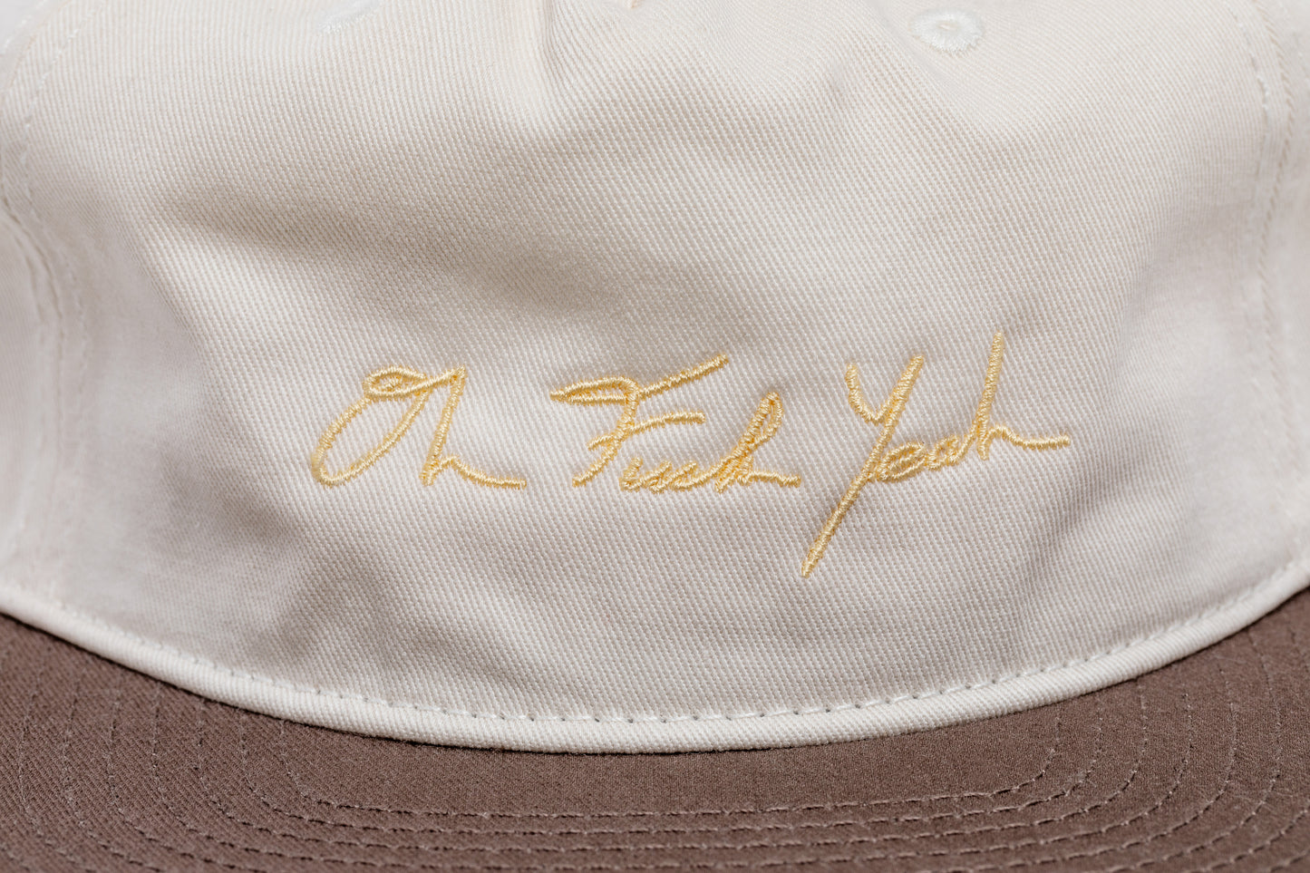 Contrast Signature Hat - Brown