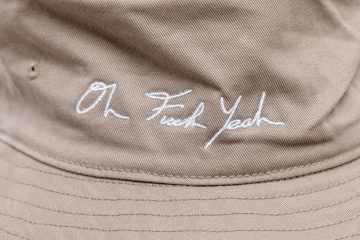 Signature Wide Brim Bucket - Natural