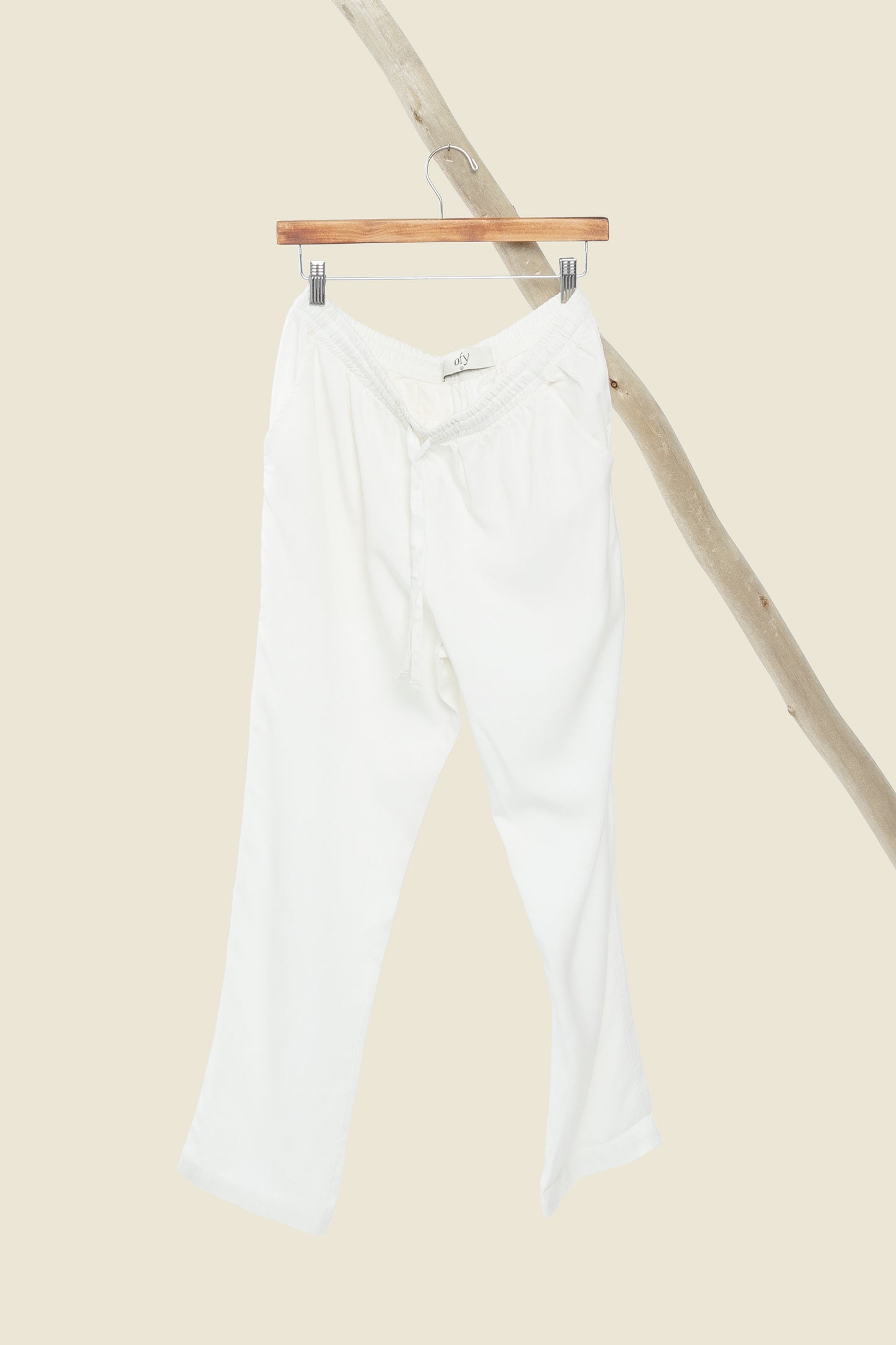 Horizon Tencel Pant - White Dawn