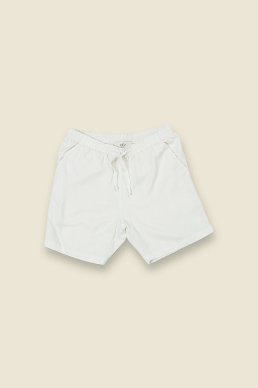 Horizon Tencel 6" Short - White Dawn