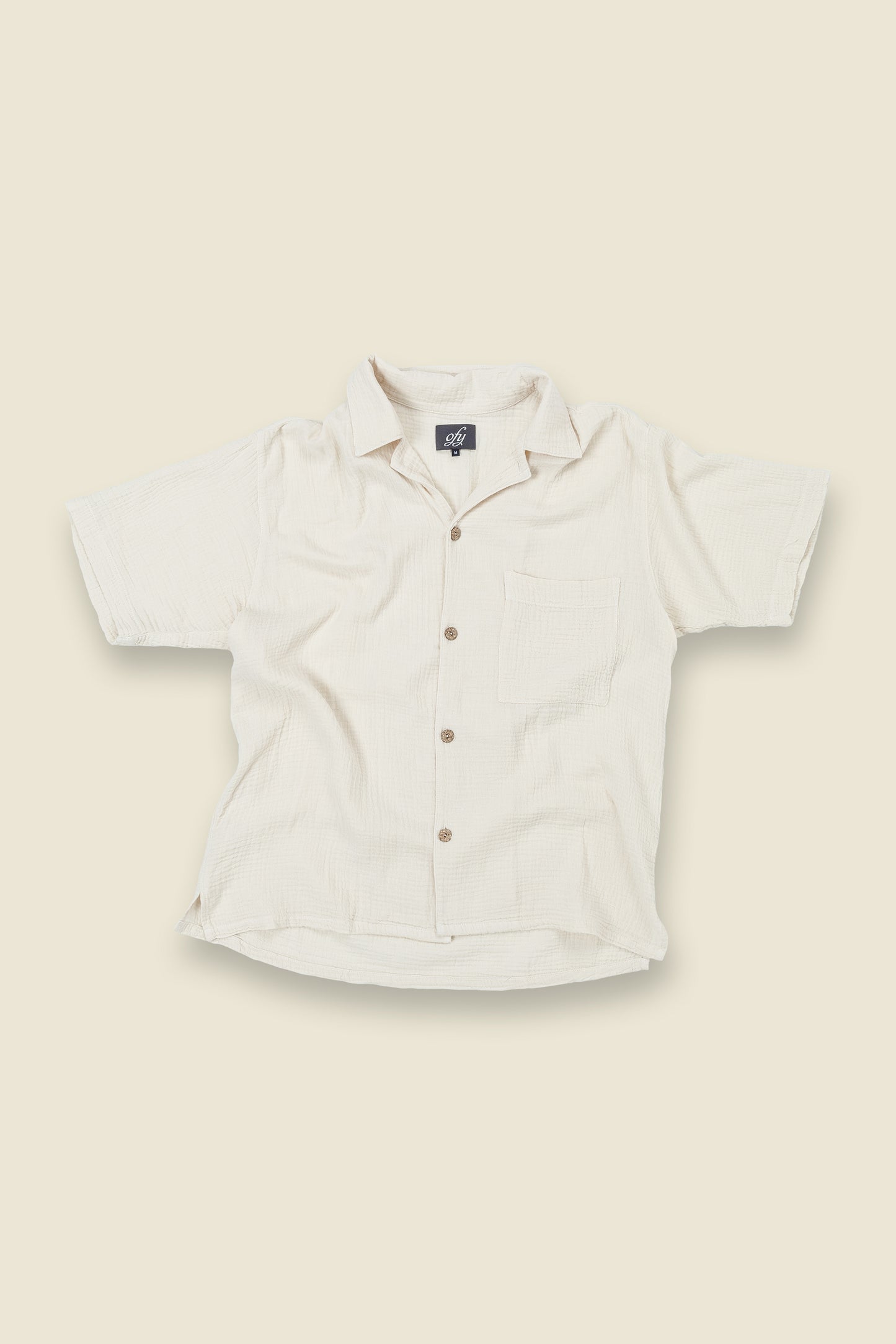 Horizon Organic Gauze S/S - Vintage White