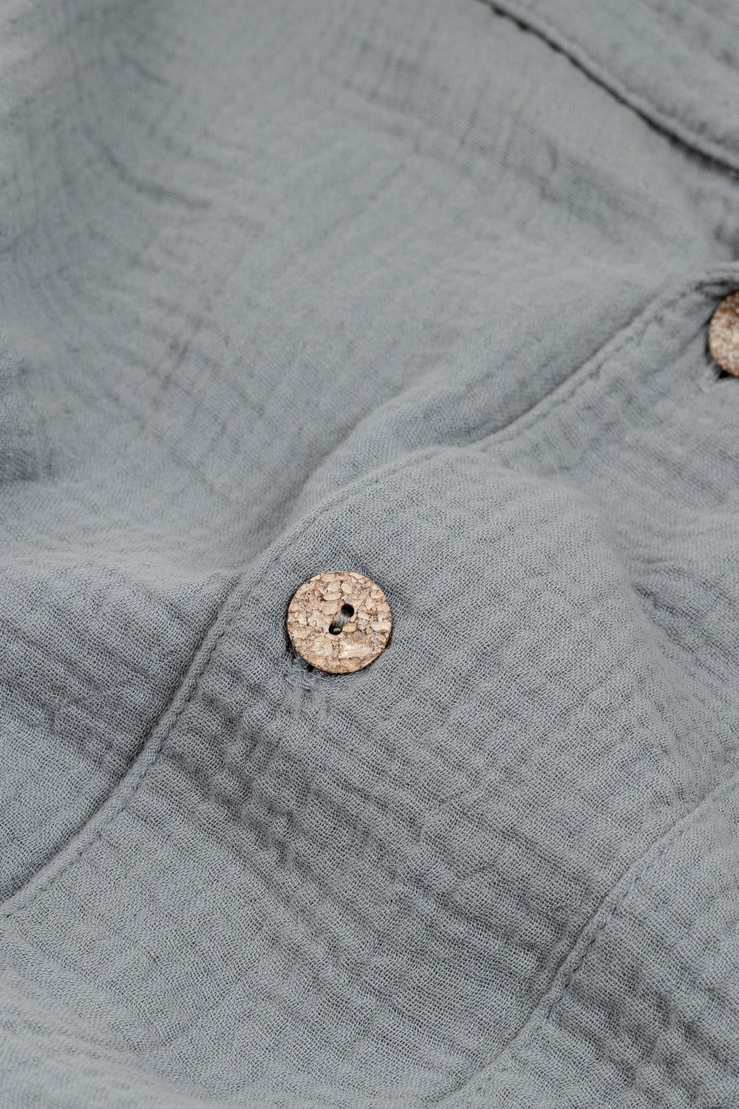 Horizon Organic Gauze L/S - Vintage Chambray