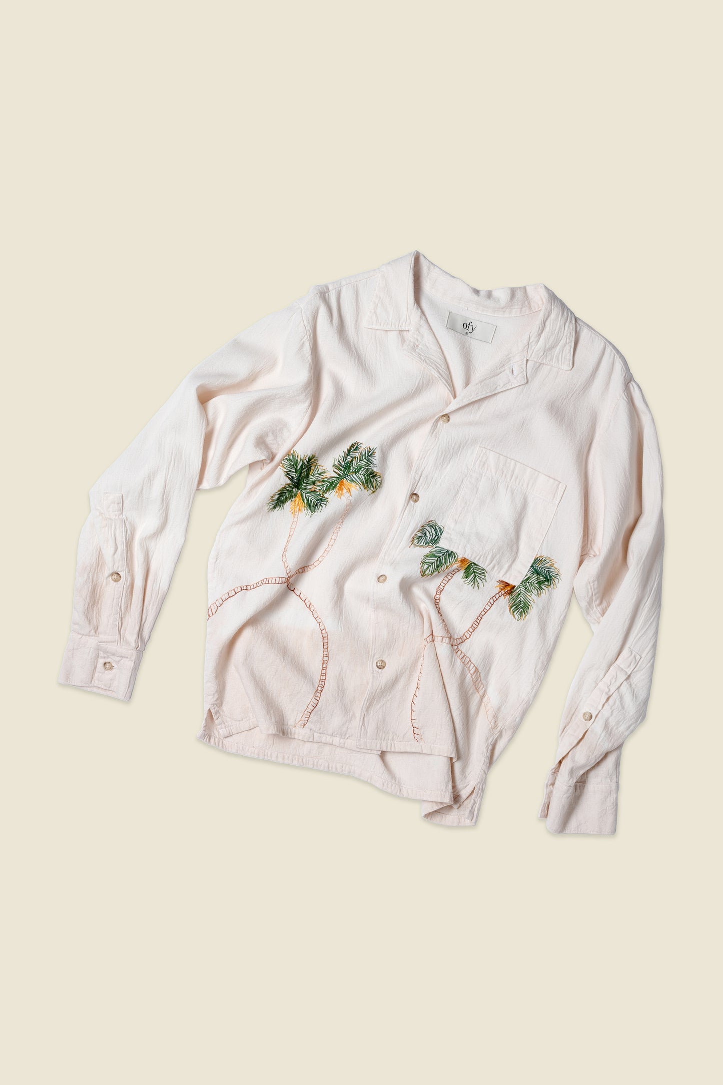 Crinkle L/S - Wondrous Palm